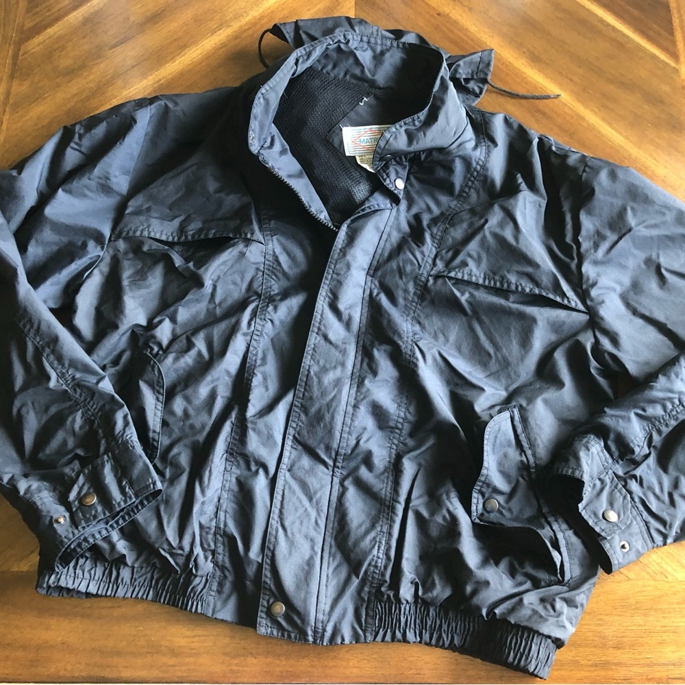 Matix Black Windbreaker Jacket